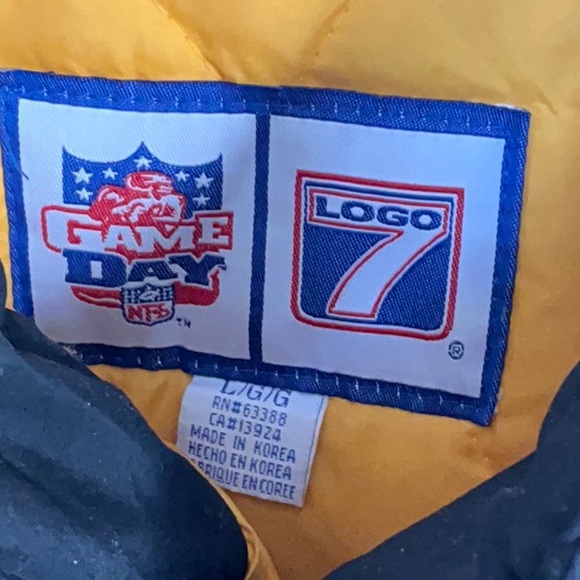 Vintage Black and Yellow Pttaburgh Steelers NFL Jacket - Picture 3 of 4